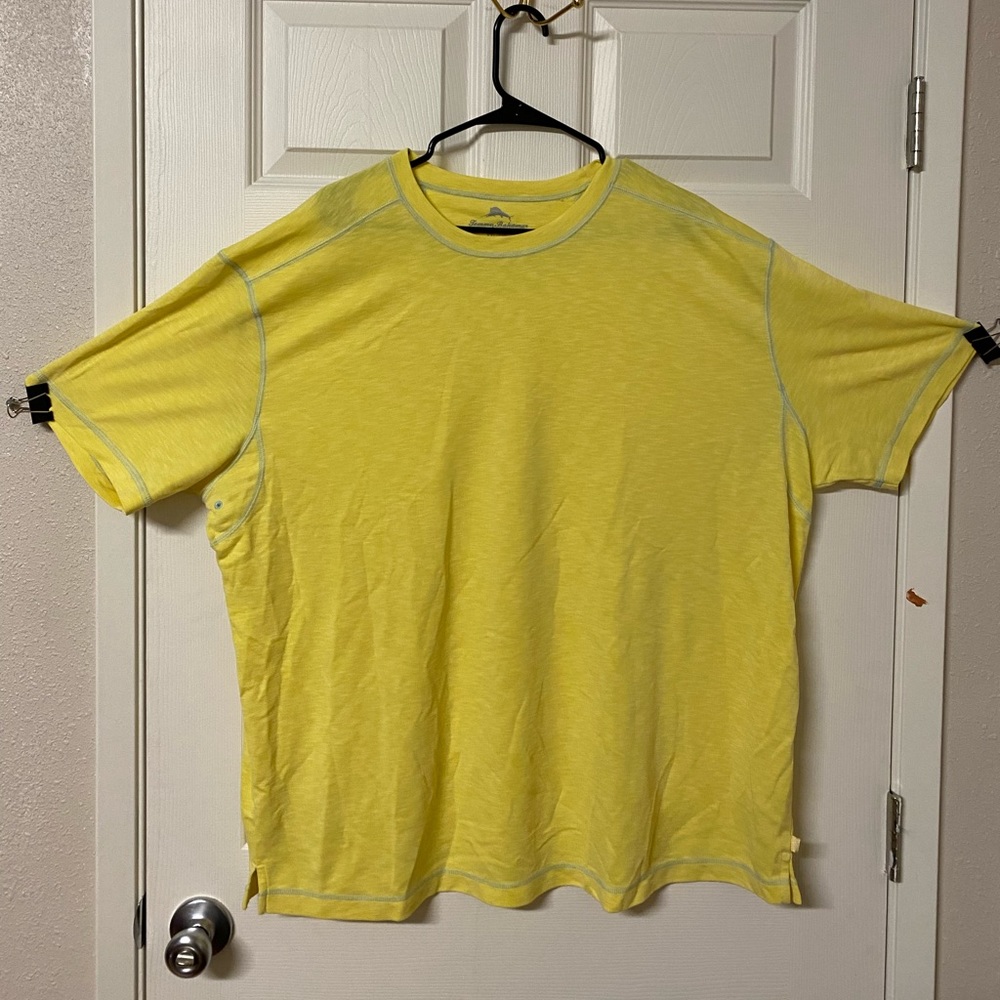 Tommy Bahama XXL Yellow T-Shirt (new no tags)
